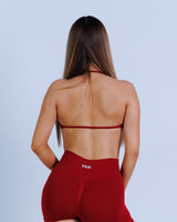 Crveni BLOODLINE sportski bra (grudnjak) za žene — push up | EGO