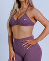 Ljubičasti VIOLET sportski bra (grudnjak) za žene — push up | EGO