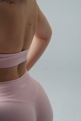 Bebi roze CLEARLY PINK sportski top za žene — push up, bez vidljivog znoja | EGO